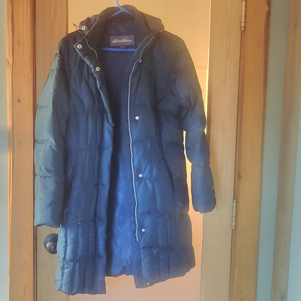 Eddie Bauer Lodge Parka – Dark Teal | Premium Down Filled